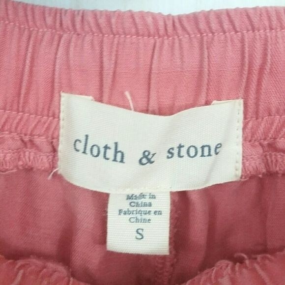 Anthropologie Cloth & Stone Chambray Joggers Size Small - Picture 7 of 8